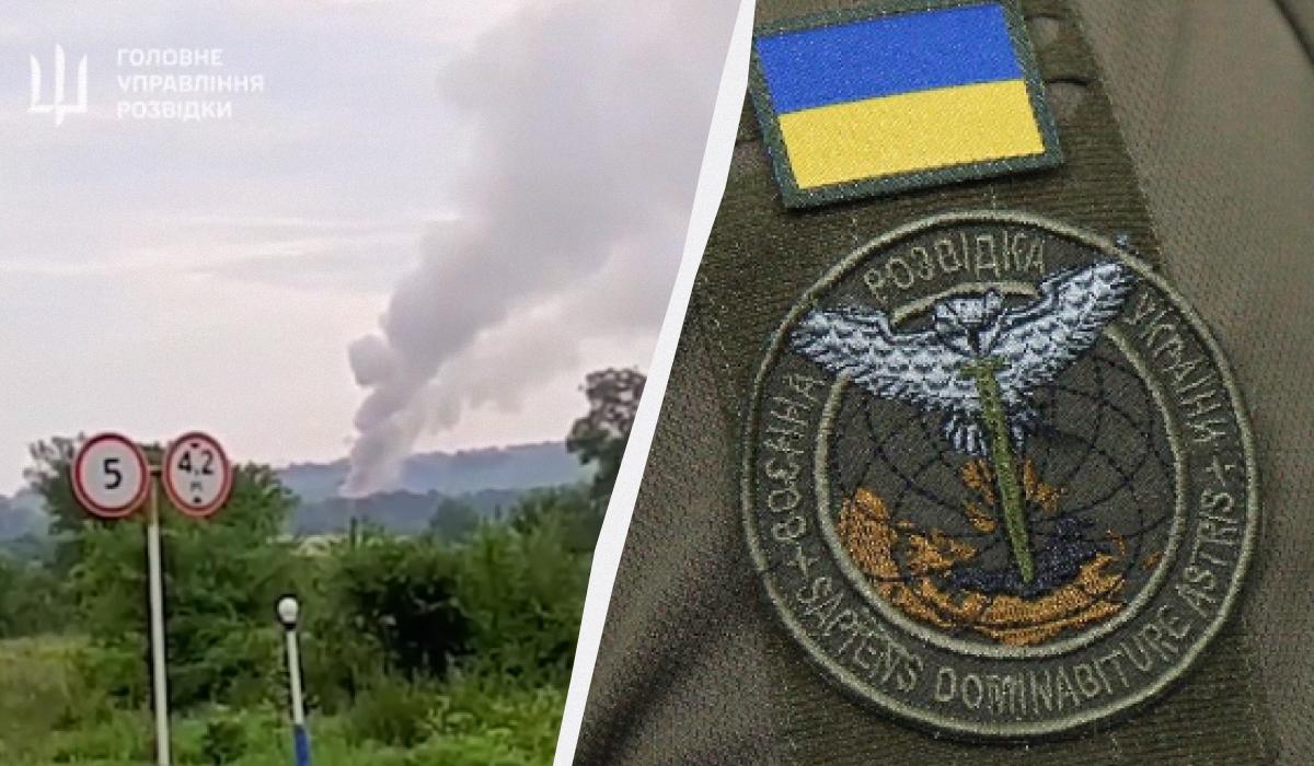 У Росії ГУР МО уразило склад боєприпасів / колаж з фото УНІАН та скріншоту У Росії ГУР МО уразило склад боєприпасів / колаж з фото УНІАН та скріншоту