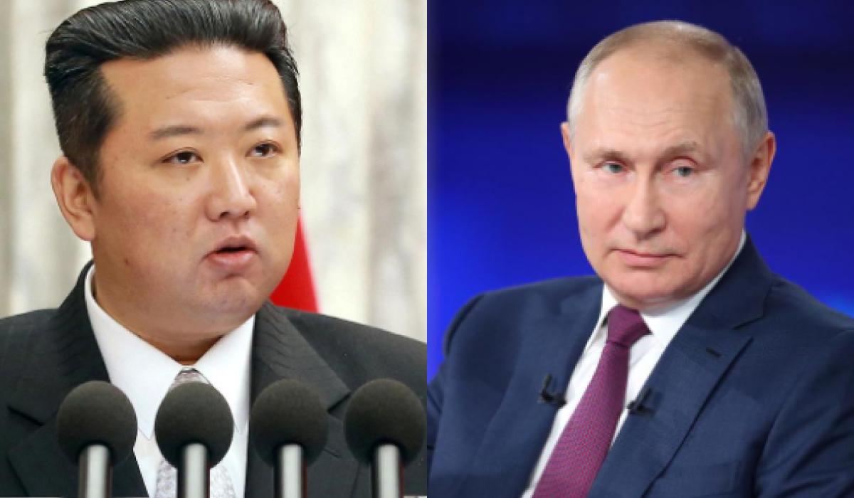 Любая помощь России от Северной Кореи, о которой договорились диктаторы, не сможет быстро дойти до Москвы, считает эксперт / коллаж УНИАН, фото REUTERS Любая помощь России от Северной Кореи, о которой договорились диктаторы, не сможет быстро дойти до Москвы, считает эксперт / коллаж УНИАН, фото REUTERS