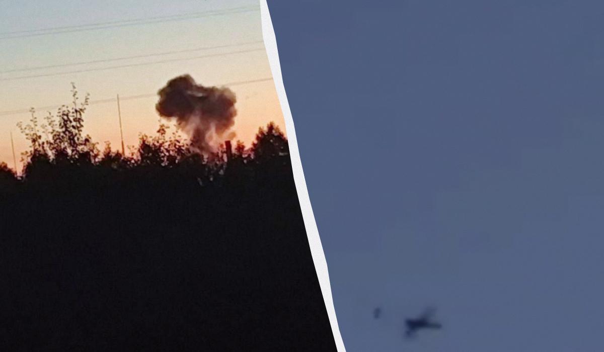 Украинские дроны поразили склады боеприпасов россиян / коллаж УНИАН, фото скриншоты Украинские дроны поразили склады боеприпасов россиян / коллаж УНИАН, фото скриншоты