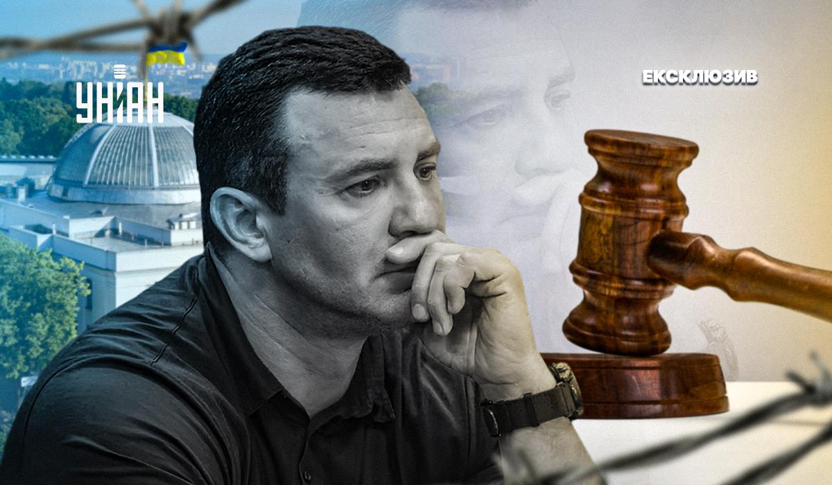Генератор мемів, скандальний депутат від «Слуги народу» Микола Тищенко / колаж УНІАН