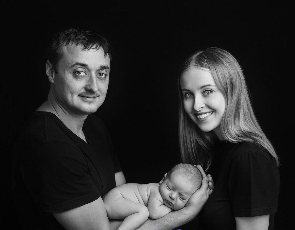 Анна з колишнім чоловіком та сином / фото інстаграм Анни Сагайдачної