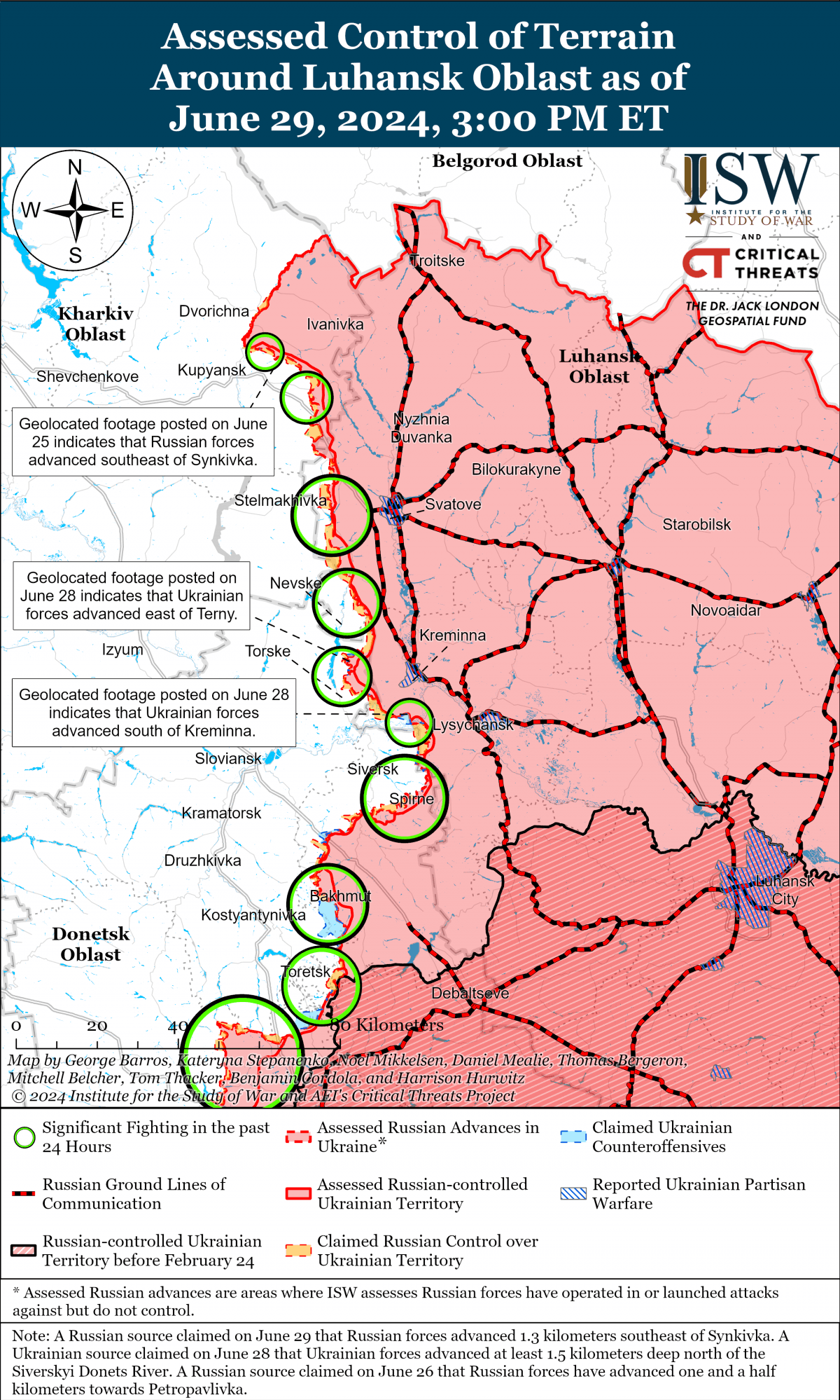 Луганська область / ISW