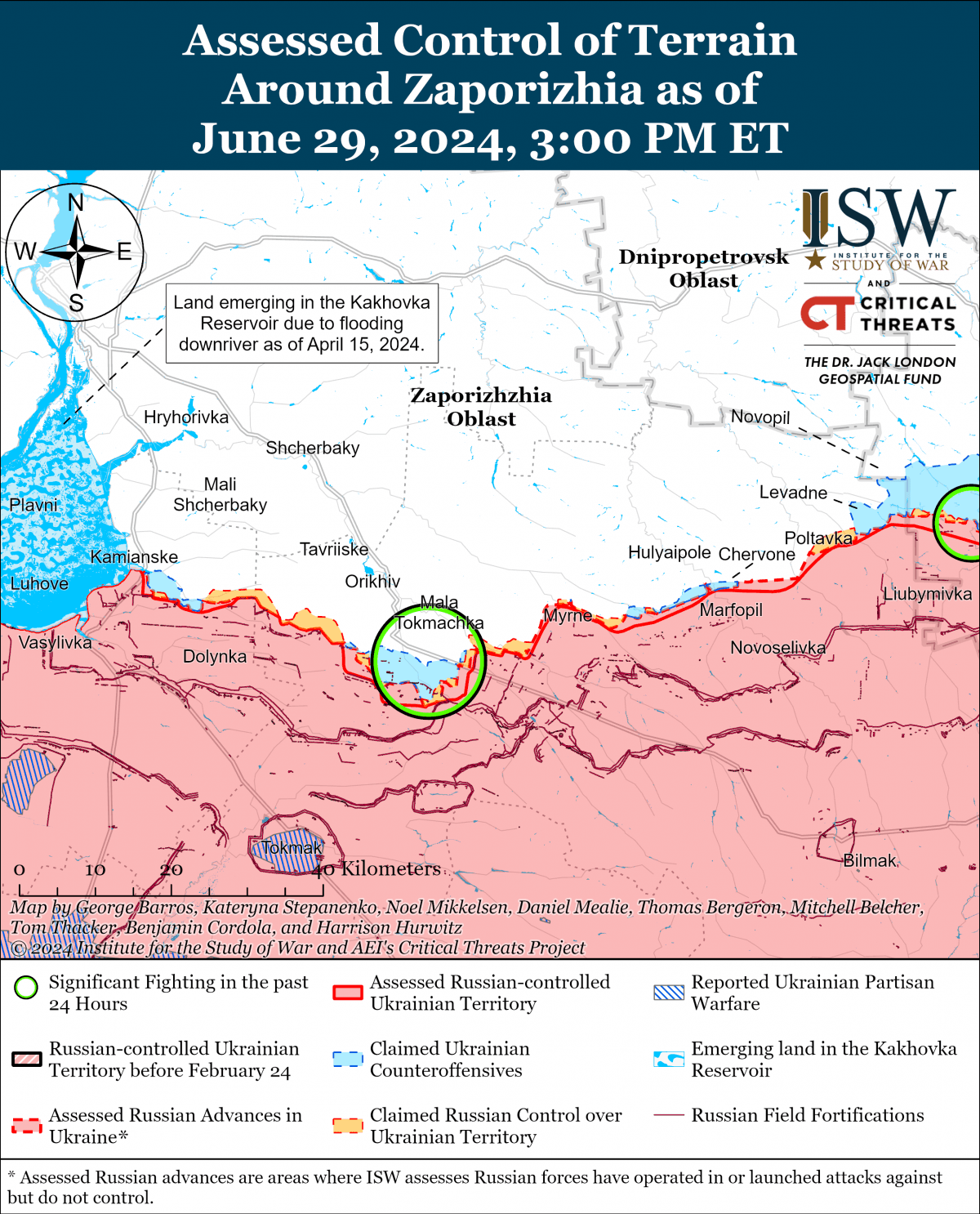 ЗСУ відбили втрачені позиції під Кремінною, росіяни просунулися в Часовому Яру, - ISW