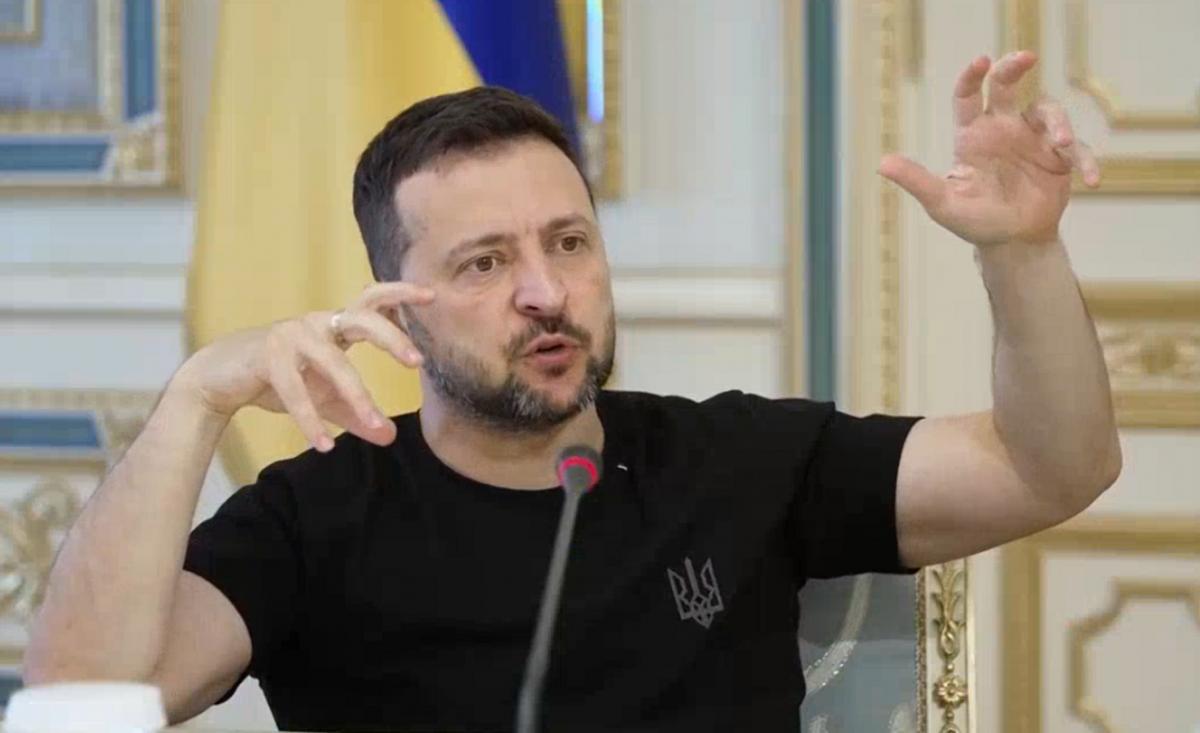 У нас стоять бригади без зброї, заявив Зеленський / скріншот У нас стоять бригади без зброї, заявив Зеленський / скріншот