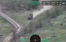 Бронемашина MaxxPro "выжила" после ударов минометов и беспилотников (видео)