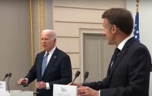 "Путін не зупиниться в Україні": Байден на зустрічі з Макроном пообіцяв підтримувати Київ