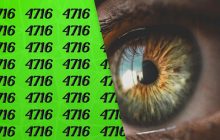 Вызов для мозга: надо найти странное число среди кучи 4716 за 10 секунд в оптической иллюзии