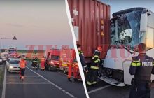 В Румунії автобус з українськими дітьми потрапив у ДТП, є постраждалі (відео)