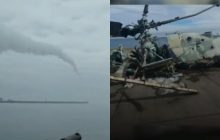 Появилось видео, как сбивали вертолеты РФ под Киевом в первый день большой войны