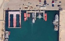 "Похож на корабль из Star Wars": огромный американский подводный дрон сняли из космоса (фото)