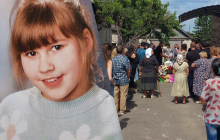 "Я до сих пор не верю": на Днепропетровщине попрощались с погибшей в Германии 9-летней девочкой