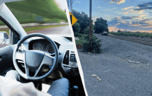 У Каліфорнії автопілот Tesla виїхав на залізничну колію, прийнявши її за дорогу