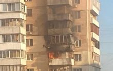 В Оболонському районі Києва уламки ракети впали на житловий будинок