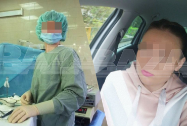 В Москве двое медсестер написали ГУР на памятнике Жукову (фото)