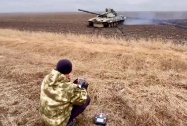 Россияне тестируют беспилотный танк с видом от первого лица (видео)