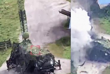 Украинцы впервые поразили новейшую российскую станцию связи Р-416ГМ (видео)