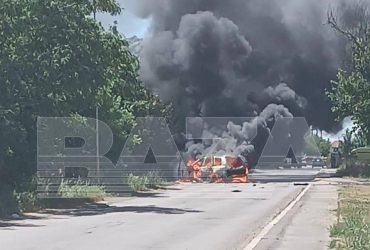 Під Ростовом підірвали машину топ-військового РФ (фото, відео)