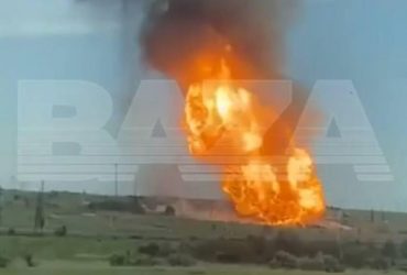 Під Саратовом розгерметизувався трубопровід: спалахнула пожежа (відео)