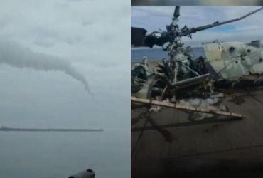 З'явилося відео, як збивали вертольоти РФ під Києвом у перший день великої війни