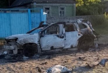 Россияне на Сумщине атаковали полицейское авто FPV-дроном: стали известны последствия (фото)