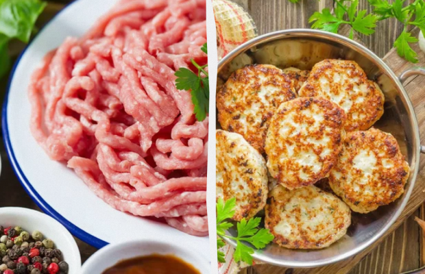 Яйце, хліб і цибулю класти не можна: як насправді готувати фарш для котлет