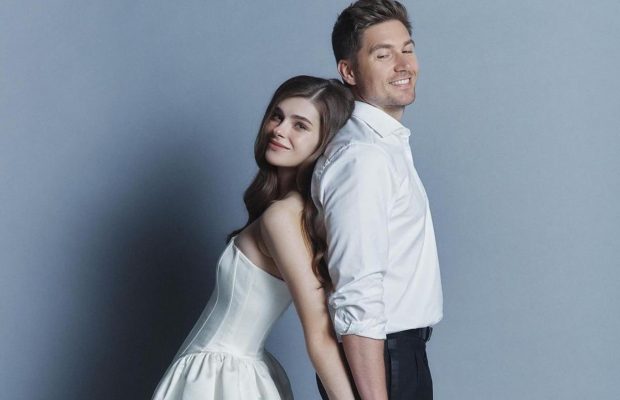 Володимир Остапчук показав нові фото з молодою дружиною та привітав її з важливим днем