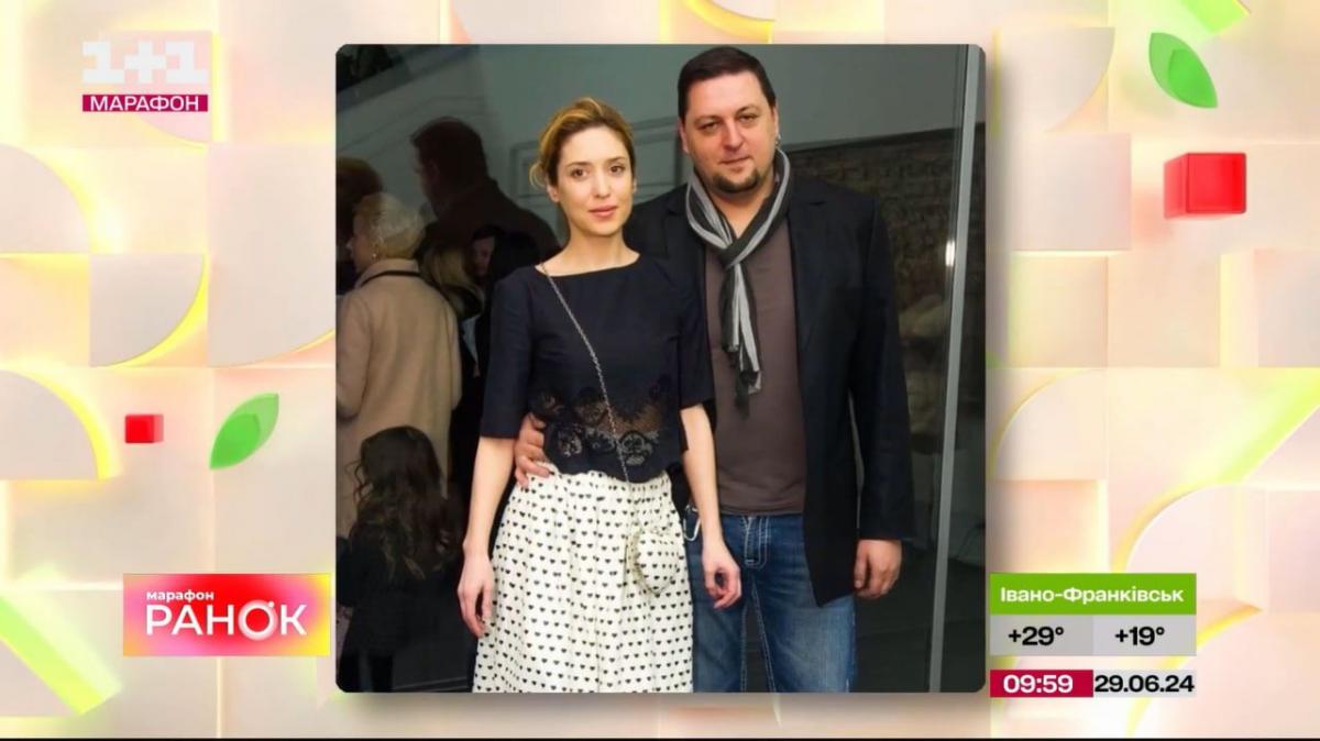 Олена Вінницька з чоловіком / скріншот з відео