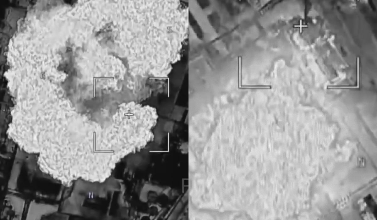 Росія б'є по Україні ФАБ-3000 / колаж УНІАН, скріншоти Росія б'є по Україні ФАБ-3000 / колаж УНІАН, скріншоти