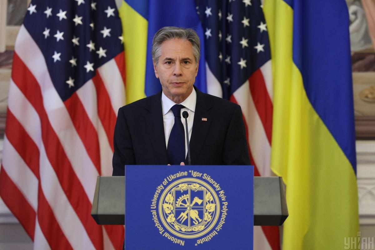 Энтони Блинкен подчеркнул, что США вместе с партнерами работают над этим вопросом / фото УНИАН Энтони Блинкен подчеркнул, что США вместе с партнерами работают над этим вопросом / фото УНИАН