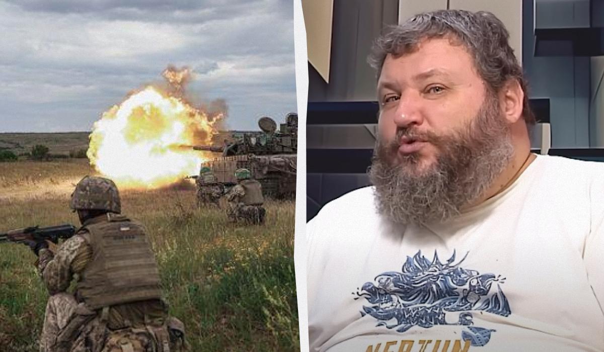 Євген Дикий дав прогноз щодо війни в Україні / колаж УНІАН з фото 93 ОМБр Холодний Яр та скріншоту Євген Дикий дав прогноз щодо війни в Україні / колаж УНІАН з фото 93 ОМБр Холодний Яр та скріншоту