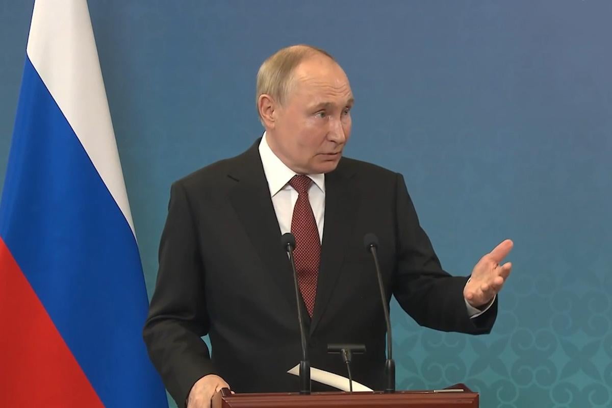 'Законные военные цели': Путин пригрозил Европе агрессией