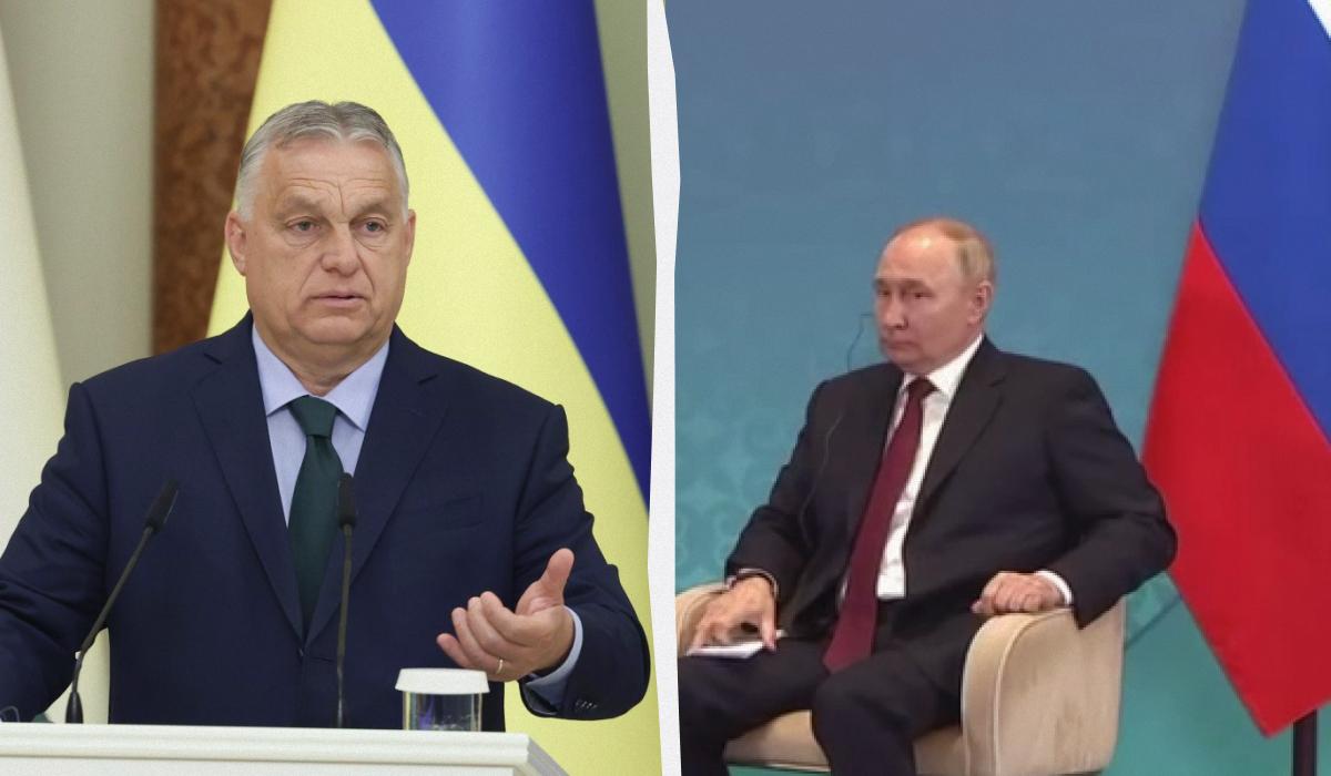 Україна відреагувала на візит Віктора Орбана до Володимира Путіна / колаж з фото УНІАН та скріншоту Україна відреагувала на візит Віктора Орбана до Володимира Путіна / колаж з фото УНІАН та скріншоту