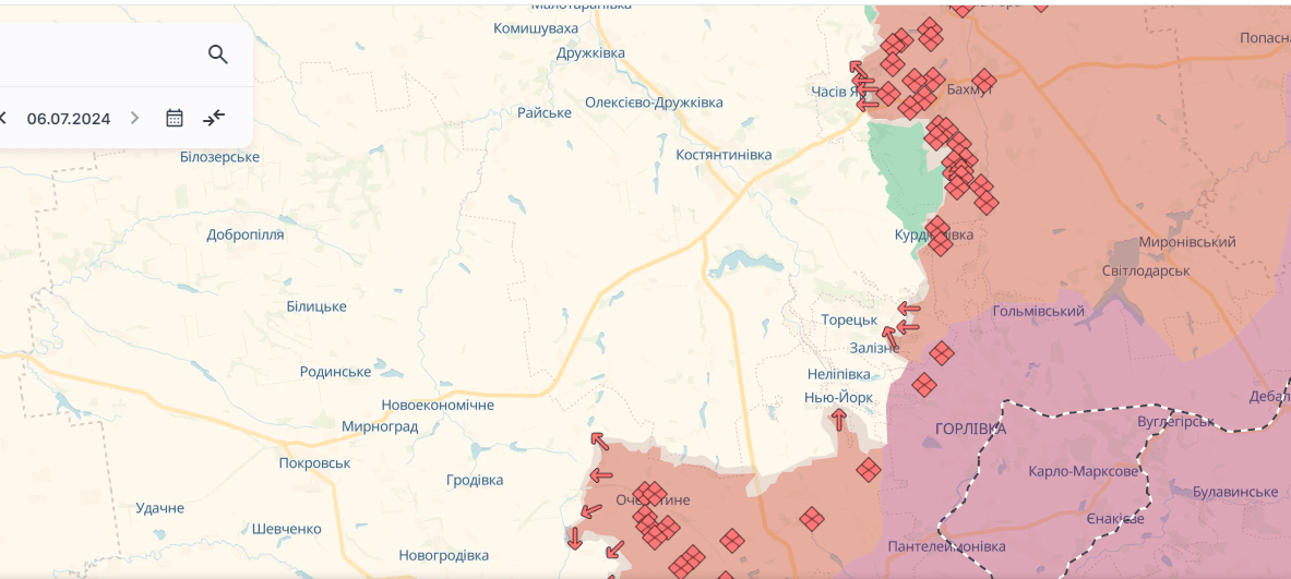 ЗСУ відкидають ворога на Харківщині, окупанти просунулись на Донбасі, - DeepState (карти) ЗСУ відкидають ворога на Харківщині, окупанти просунулись на Донбасі, - DeepState (карти)