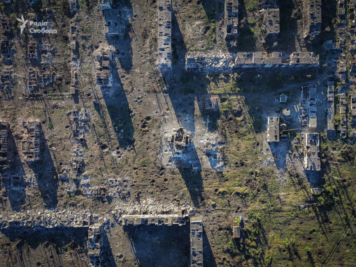 Часів Яр перетворився на руїни / фото Радіо Свобода