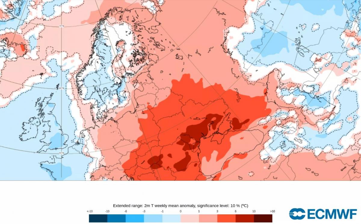 Україна цього тижня буде найспекотнішою у Європі Україна цього тижня буде найспекотнішою у Європі
