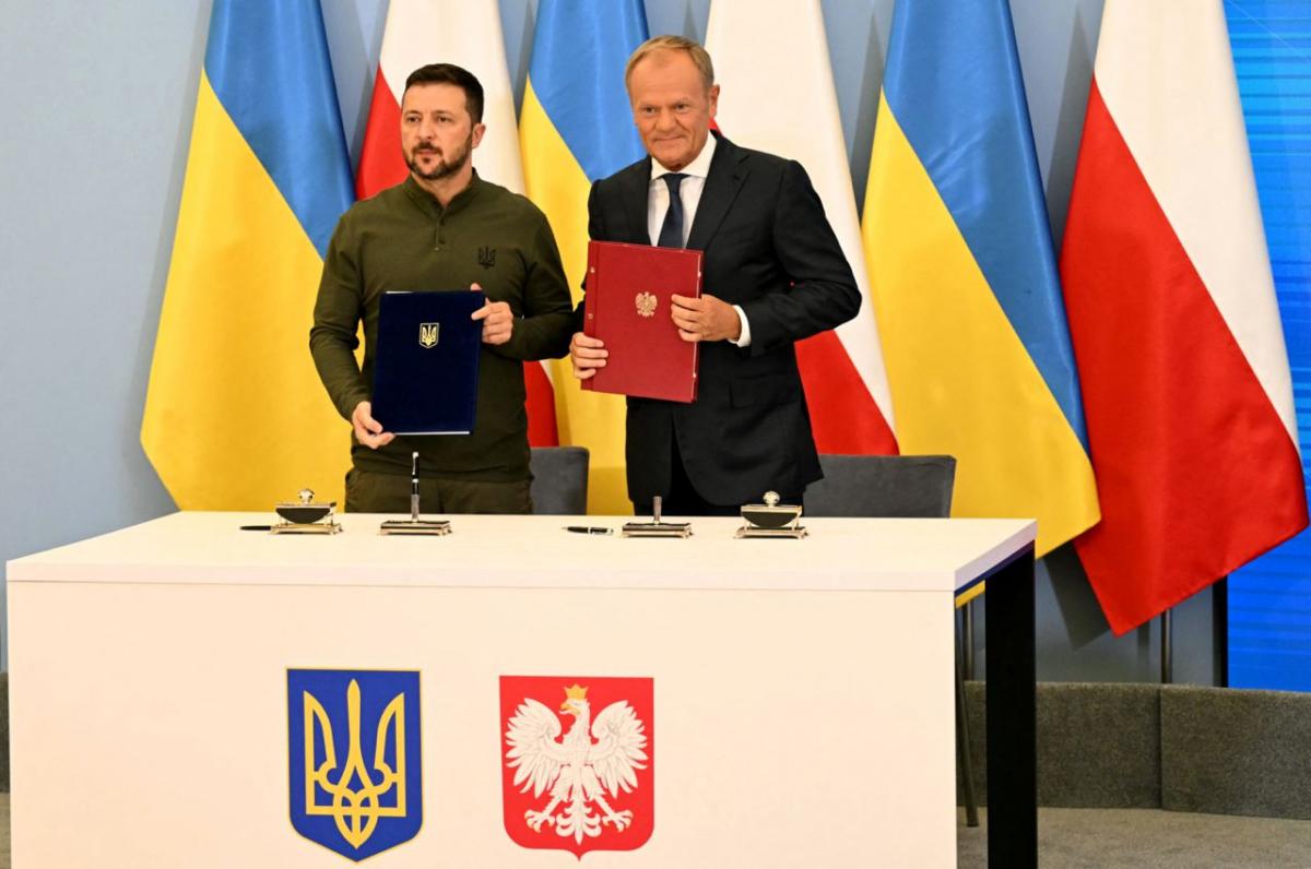 Україна і Польща підписали безпекову угоду / скриншот Україна і Польща підписали безпекову угоду / скриншот
