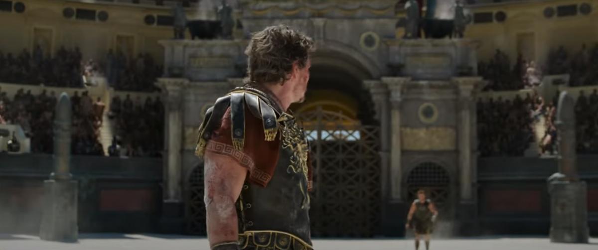 "Гладіатор 2" вийде на екрани в листопаді 2024 року / скріншот з YouTube "Гладіатор 2" вийде на екрани в листопаді 2024 року / скріншот з YouTube