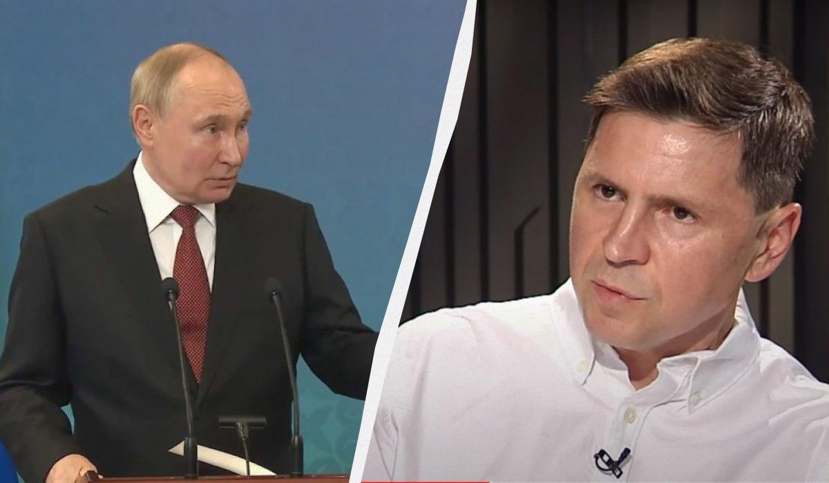 Михаил Подоляк объяснил, почему РФ хочет переговоров / коллаж УНИАН, скриншот из видео Михаил Подоляк объяснил, почему РФ хочет переговоров / коллаж УНИАН, скриншот из видео