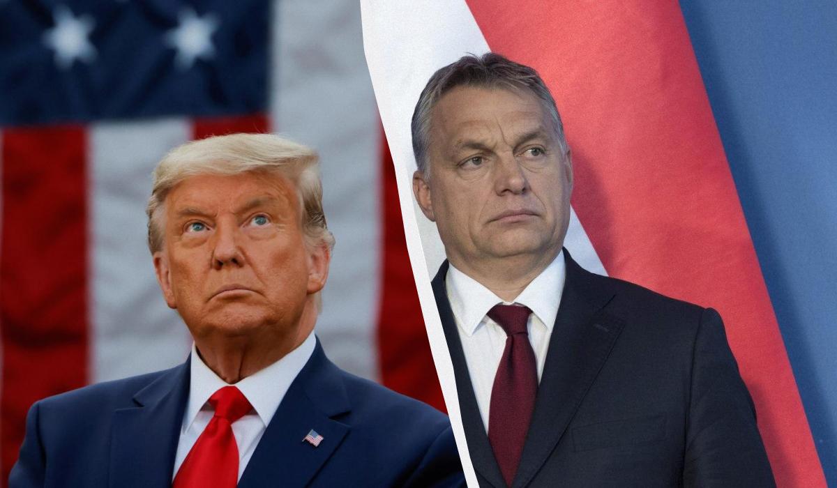 Орбан очікувано підтримав Трампа, а не Зеленського / колаж УНІАН, фото REUTERS, УНІАН Анастасія Сироткіна