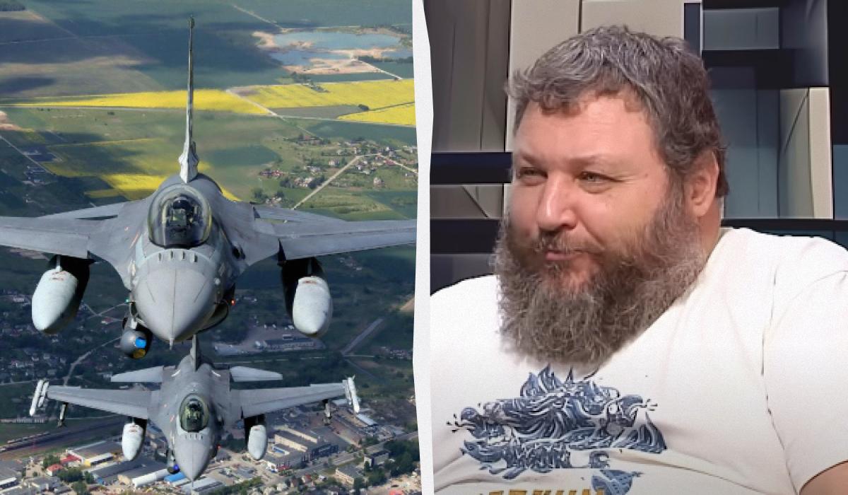 Евгений Дикий спрогнозировал, что в Украине может полностью измениться после того, как прибудут первые самолеты F-16 / коллаж УНИАН с фото Getty Images и скриншота Евгений Дикий спрогнозировал, что в Украине может полностью измениться после того, как прибудут первые самолеты F-16 / коллаж УНИАН с фото Getty Images и скриншота