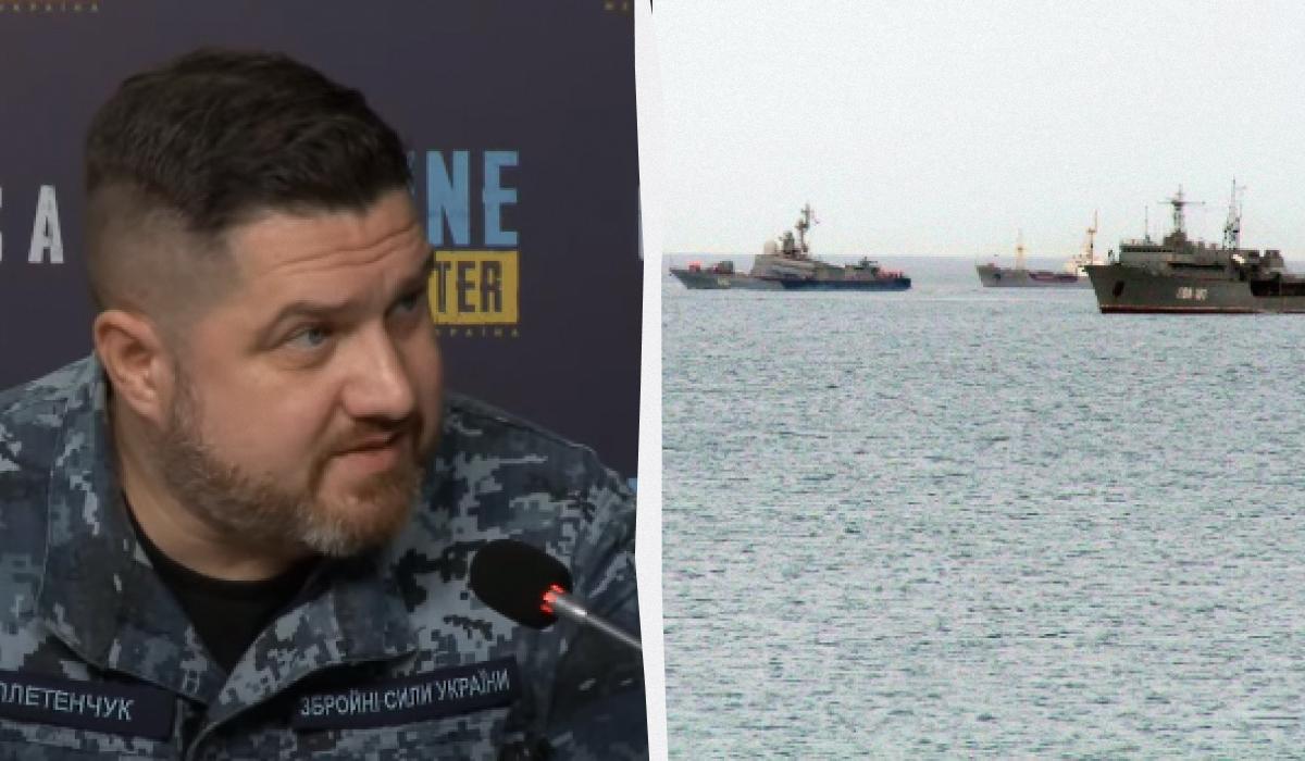 Дмитро Плетенчук розповів про дії супротивника у різних морях / колаж зі скріншоту й фото УНІАН Дмитро Плетенчук розповів про дії супротивника у різних морях / колаж зі скріншоту й фото УНІАН
