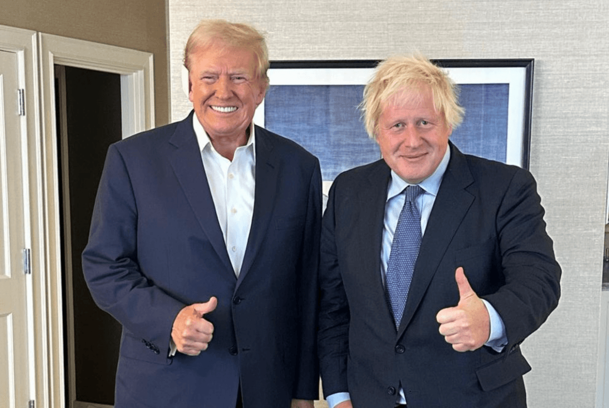 Не так давно Джонсон радів поверненню Трамп у Білий дімфото instagram.com/borisjohnsonuk
