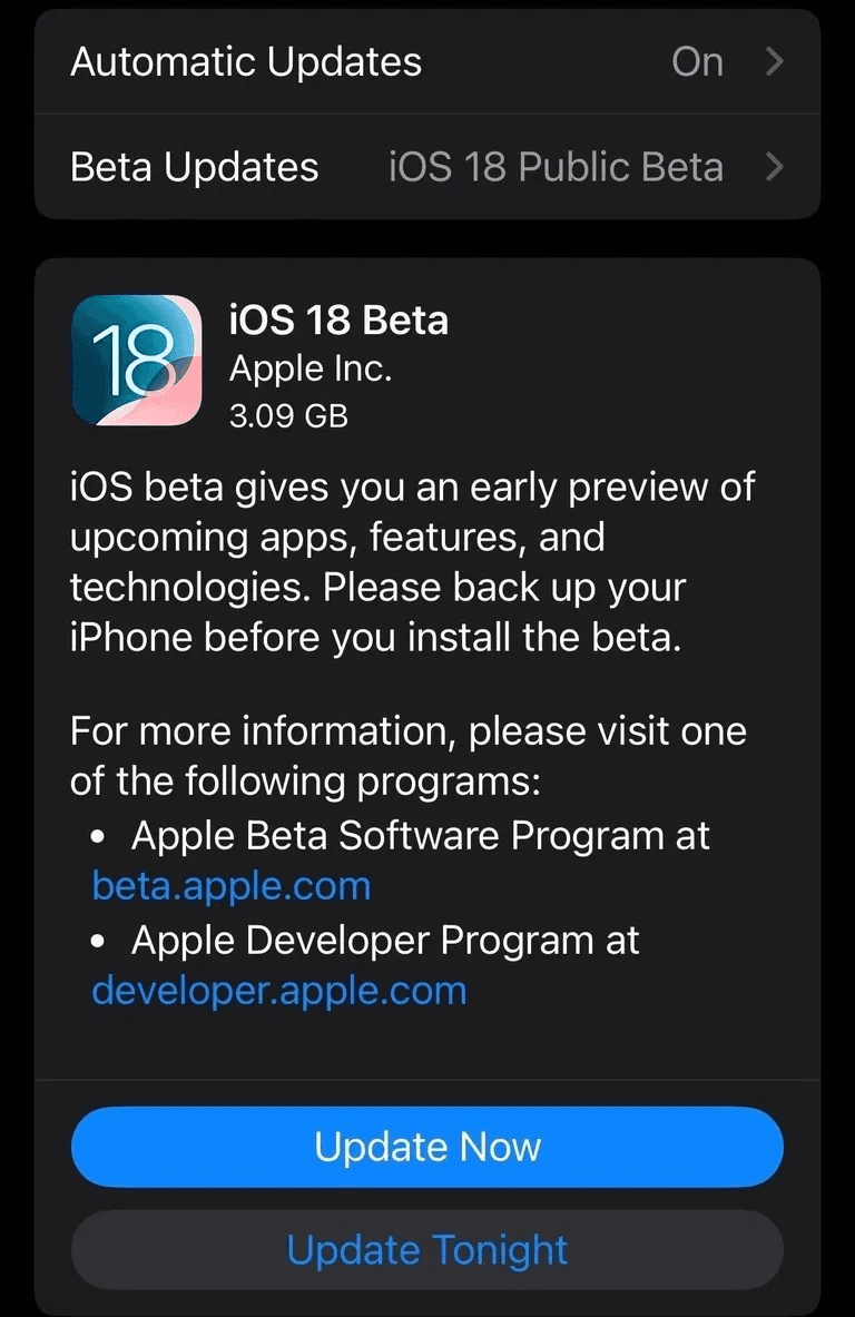 Теперь новейшую iOS 18 могут скачать все желающие: как обновить свой Айфон Теперь новейшую iOS 18 могут скачать все желающие: как обновить свой Айфон