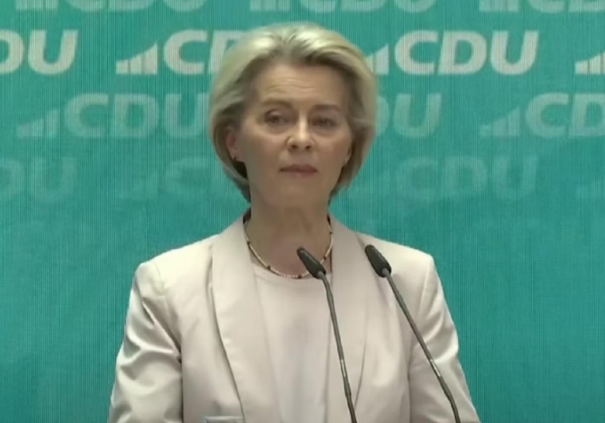 Фон дер Ляєн виступила з кількома важливими заявами перед другим терміном на посаді голови ЄК / скріншот Фон дер Ляєн виступила з кількома важливими заявами перед другим терміном на посаді голови ЄК / скріншот