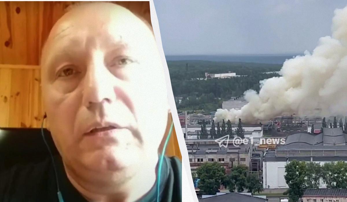 Российские власти запутались относительно причин пожара на заводе / коллаж УНИАН, фото скриншоты Российские власти запутались относительно причин пожара на заводе / коллаж УНИАН, фото скриншоты