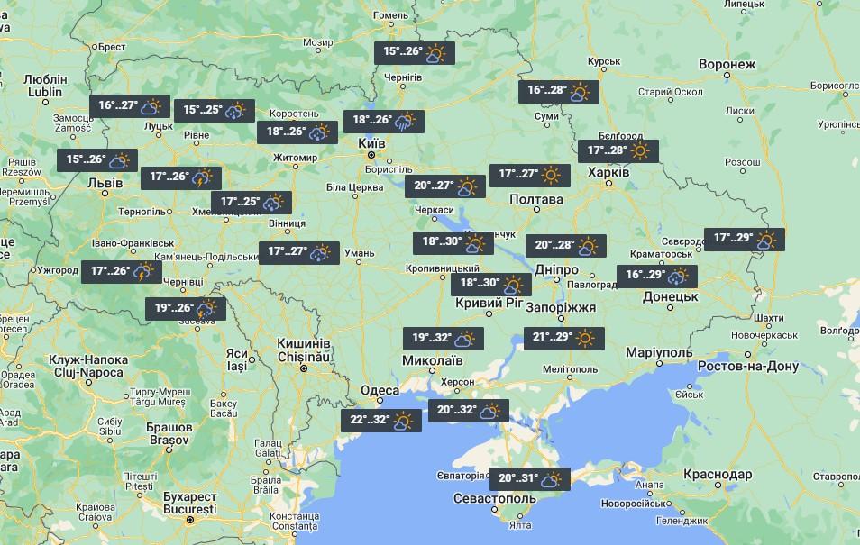 24 июля осадки доберутся до Винницкой и некоторых северных областей Украины / фото УНИАН 24 июля осадки доберутся до Винницкой и некоторых северных областей Украины / фото УНИАН