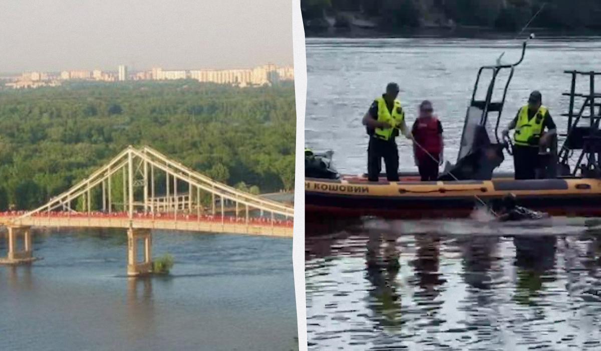 В Киеве нашли тело парня, который катался на аттракционе и упал в Днепр / коллаж УНИАН с фото golos.ua и скриншота В Киеве нашли тело парня, который катался на аттракционе и упал в Днепр / коллаж УНИАН с фото golos.ua и скриншота