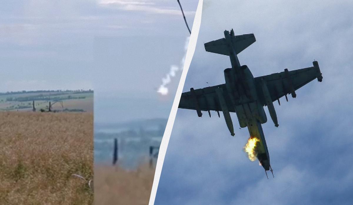 У РФ стало меньше самолетов Су-25 / коллаж УНИАН с фото Минобороны России и скриншота У РФ стало меньше самолетов Су-25 / коллаж УНИАН с фото Минобороны России и скриншота