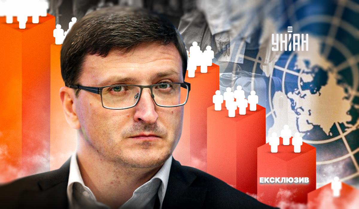 Василь Воскобойник розповів УНІАН про масштаби демографічної кризи, що загрожує Україні / колаж УНІАН Василь Воскобойник розповів УНІАН про масштаби демографічної кризи, що загрожує Україні / колаж УНІАН