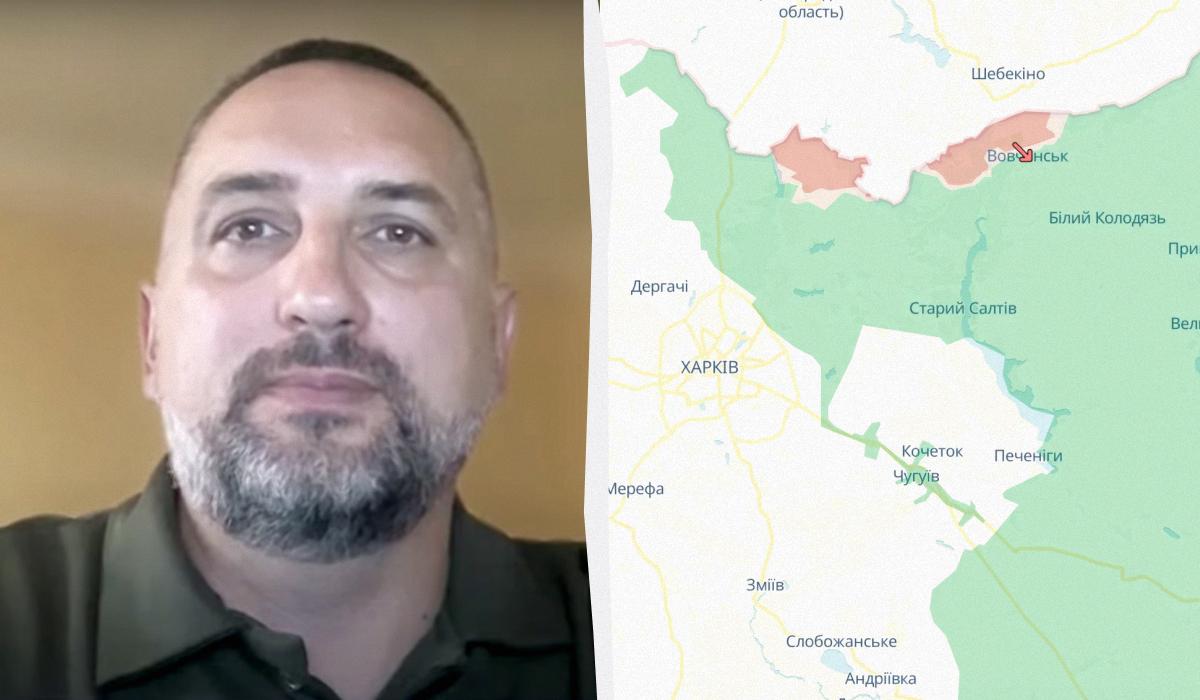 Віталій Саранцев розповів, якими силами РФ тисне на Харківщині / колаж УНІАН, фото DeepState, скріншот Віталій Саранцев розповів, якими силами РФ тисне на Харківщині / колаж УНІАН, фото DeepState, скріншот
